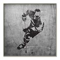 Picture of Ice Hockey Player II _GroupedProduct_Square_Mini_ _GroupedProduct_Square_Canvas_Framed_