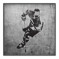 Picture of Ice Hockey Player II _GroupedProduct_Square_Mini_ _GroupedProduct_Square_Canvas_Framed_