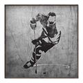 Picture of Ice Hockey Player II _GroupedProduct_Square_Mini_ _GroupedProduct_Square_Canvas_Framed_
