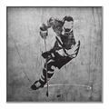 Picture of Ice Hockey Player II _GroupedProduct_Square_Mini_ _GroupedProduct_Square_Canvas_Framed_