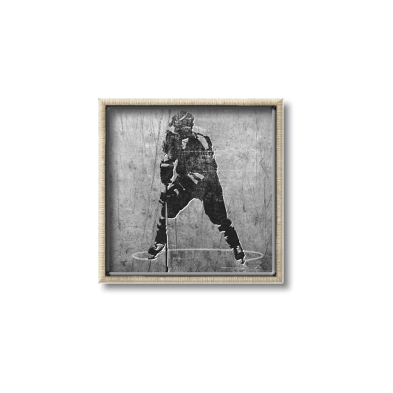 Picture of Ice Hockey Player I _GroupedProduct_Square_Mini_ _GroupedProduct_Square_Canvas_Framed_