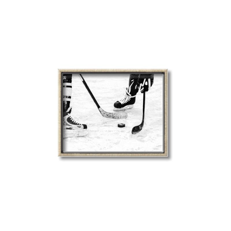 Picture of Hockey Players _GroupedProduct_Rectangle_Landscape_Mini_ _GroupedProduct_Rectangle_Landscape_Canvas_Framed_