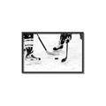 Picture of Hockey Players _GroupedProduct_Rectangle_Landscape_Mini_ _GroupedProduct_Rectangle_Landscape_Canvas_Framed_