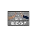 Picture of Great Day for Hockey on Wood _GroupedProduct_Rectangle_Landscape_Mini_ _GroupedProduct_Rectangle_Landscape_Canvas_Framed_