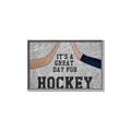 Picture of Great Day for Hockey _GroupedProduct_Rectangle_Landscape_Mini_ _GroupedProduct_Rectangle_Landscape_Canvas_Framed_