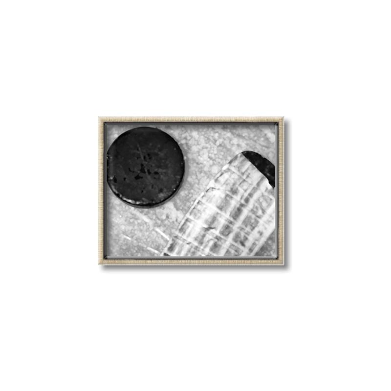 Picture of Hockey Puck _GroupedProduct_Rectangle_Landscape_Mini_ _GroupedProduct_Rectangle_Landscape_Canvas_Framed_