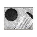 Picture of Hockey Puck _GroupedProduct_Rectangle_Landscape_Mini_ _GroupedProduct_Rectangle_Landscape_Canvas_Framed_