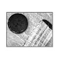 Picture of Hockey Puck _GroupedProduct_Rectangle_Landscape_Mini_ _GroupedProduct_Rectangle_Landscape_Canvas_Framed_