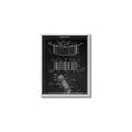 Picture of Hockey Puck Blueprint _GroupedProduct_Rectangle_Portrait_Mini_ _GroupedProduct_Rectangle_Portrait_Canvas_Framed_