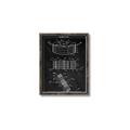 Picture of Hockey Puck Blueprint _GroupedProduct_Rectangle_Portrait_Mini_ _GroupedProduct_Rectangle_Portrait_Canvas_Framed_