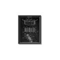 Picture of Hockey Puck Blueprint _GroupedProduct_Rectangle_Portrait_Mini_ _GroupedProduct_Rectangle_Portrait_Canvas_Framed_