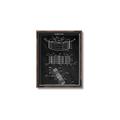 Picture of Hockey Puck Blueprint _GroupedProduct_Rectangle_Portrait_Mini_ _GroupedProduct_Rectangle_Portrait_Canvas_Framed_