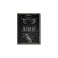 Picture of Hockey Puck Blueprint _GroupedProduct_Rectangle_Portrait_Mini_ _GroupedProduct_Rectangle_Portrait_Canvas_Framed_