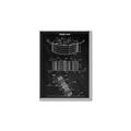 Picture of Hockey Puck Blueprint _GroupedProduct_Rectangle_Portrait_Mini_ _GroupedProduct_Rectangle_Portrait_Canvas_Framed_