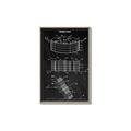 Picture of Hockey Puck Blueprint _GroupedProduct_Rectangle_Portrait_Mini_ _GroupedProduct_Rectangle_Portrait_Canvas_Framed_
