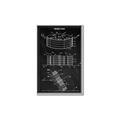 Picture of Hockey Puck Blueprint _GroupedProduct_Rectangle_Portrait_Mini_ _GroupedProduct_Rectangle_Portrait_Canvas_Framed_