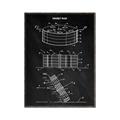 Picture of Hockey Puck Blueprint _GroupedProduct_Rectangle_Portrait_Mini_ _GroupedProduct_Rectangle_Portrait_Canvas_Framed_