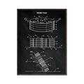 Picture of Hockey Puck Blueprint _GroupedProduct_Rectangle_Portrait_Mini_ _GroupedProduct_Rectangle_Portrait_Canvas_Framed_