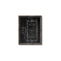 Picture of Hockey Rink Blueprint _GroupedProduct_Rectangle_Portrait_Mini_ _GroupedProduct_Rectangle_Portrait_Canvas_Framed_