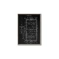 Picture of Hockey Rink Blueprint _GroupedProduct_Rectangle_Portrait_Mini_ _GroupedProduct_Rectangle_Portrait_Canvas_Framed_