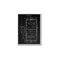 Picture of Hockey Rink Blueprint _GroupedProduct_Rectangle_Portrait_Mini_ _GroupedProduct_Rectangle_Portrait_Canvas_Framed_