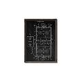 Picture of Hockey Rink Blueprint _GroupedProduct_Rectangle_Portrait_Mini_ _GroupedProduct_Rectangle_Portrait_Canvas_Framed_