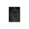 Picture of Hockey Rink Blueprint _GroupedProduct_Rectangle_Portrait_Mini_ _GroupedProduct_Rectangle_Portrait_Canvas_Framed_