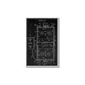 Picture of Hockey Rink Blueprint _GroupedProduct_Rectangle_Portrait_Mini_ _GroupedProduct_Rectangle_Portrait_Canvas_Framed_