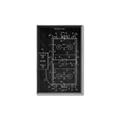 Picture of Hockey Rink Blueprint _GroupedProduct_Rectangle_Portrait_Mini_ _GroupedProduct_Rectangle_Portrait_Canvas_Framed_