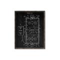Picture of Hockey Rink Blueprint _GroupedProduct_Rectangle_Portrait_Mini_ _GroupedProduct_Rectangle_Portrait_Canvas_Framed_