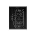 Picture of Hockey Rink Blueprint _GroupedProduct_Rectangle_Portrait_Mini_ _GroupedProduct_Rectangle_Portrait_Canvas_Framed_