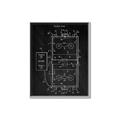 Picture of Hockey Rink Blueprint _GroupedProduct_Rectangle_Portrait_Mini_ _GroupedProduct_Rectangle_Portrait_Canvas_Framed_