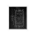 Picture of Hockey Rink Blueprint _GroupedProduct_Rectangle_Portrait_Mini_ _GroupedProduct_Rectangle_Portrait_Canvas_Framed_