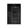 Picture of Hockey Rink Blueprint _GroupedProduct_Rectangle_Portrait_Mini_ _GroupedProduct_Rectangle_Portrait_Canvas_Framed_