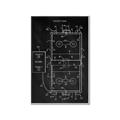 Picture of Hockey Rink Blueprint _GroupedProduct_Rectangle_Portrait_Mini_ _GroupedProduct_Rectangle_Portrait_Canvas_Framed_
