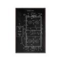 Picture of Hockey Rink Blueprint _GroupedProduct_Rectangle_Portrait_Mini_ _GroupedProduct_Rectangle_Portrait_Canvas_Framed_