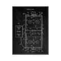 Picture of Hockey Rink Blueprint _GroupedProduct_Rectangle_Portrait_Mini_ _GroupedProduct_Rectangle_Portrait_Canvas_Framed_