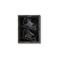 Picture of Hockey Skate Blueprint _GroupedProduct_Rectangle_Portrait_Mini_ _GroupedProduct_Rectangle_Portrait_Canvas_Framed_
