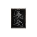 Picture of Hockey Skate Blueprint _GroupedProduct_Rectangle_Portrait_Mini_ _GroupedProduct_Rectangle_Portrait_Canvas_Framed_