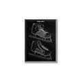 Picture of Hockey Skate Blueprint _GroupedProduct_Rectangle_Portrait_Mini_ _GroupedProduct_Rectangle_Portrait_Canvas_Framed_