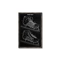 Picture of Hockey Skate Blueprint _GroupedProduct_Rectangle_Portrait_Mini_ _GroupedProduct_Rectangle_Portrait_Canvas_Framed_