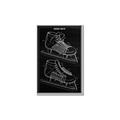 Picture of Hockey Skate Blueprint _GroupedProduct_Rectangle_Portrait_Mini_ _GroupedProduct_Rectangle_Portrait_Canvas_Framed_