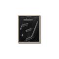 Picture of Hockey Stick I Blueprint _GroupedProduct_Rectangle_Portrait_Mini_ _GroupedProduct_Rectangle_Portrait_Canvas_Framed_