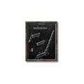 Picture of Hockey Stick I Blueprint _GroupedProduct_Rectangle_Portrait_Mini_ _GroupedProduct_Rectangle_Portrait_Canvas_Framed_