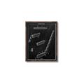 Picture of Hockey Stick I Blueprint _GroupedProduct_Rectangle_Portrait_Mini_ _GroupedProduct_Rectangle_Portrait_Canvas_Framed_