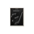 Picture of Hockey Stick I Blueprint _GroupedProduct_Rectangle_Portrait_Mini_ _GroupedProduct_Rectangle_Portrait_Canvas_Framed_