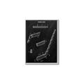 Picture of Hockey Stick I Blueprint _GroupedProduct_Rectangle_Portrait_Mini_ _GroupedProduct_Rectangle_Portrait_Canvas_Framed_