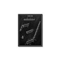 Picture of Hockey Stick I Blueprint _GroupedProduct_Rectangle_Portrait_Mini_ _GroupedProduct_Rectangle_Portrait_Canvas_Framed_