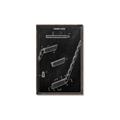 Picture of Hockey Stick I Blueprint _GroupedProduct_Rectangle_Portrait_Mini_ _GroupedProduct_Rectangle_Portrait_Canvas_Framed_