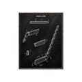 Picture of Hockey Stick I Blueprint _GroupedProduct_Rectangle_Portrait_Mini_ _GroupedProduct_Rectangle_Portrait_Canvas_Framed_